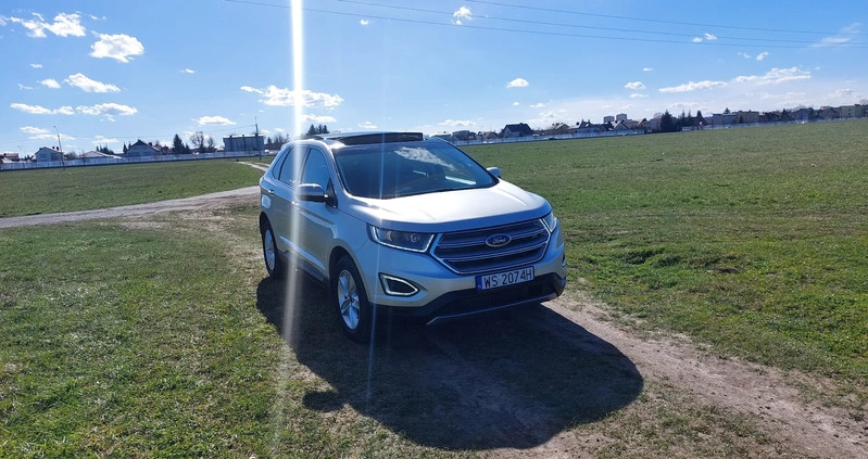 Ford EDGE cena 79500 przebieg: 101000, rok produkcji 2017 z Warszawa małe 46